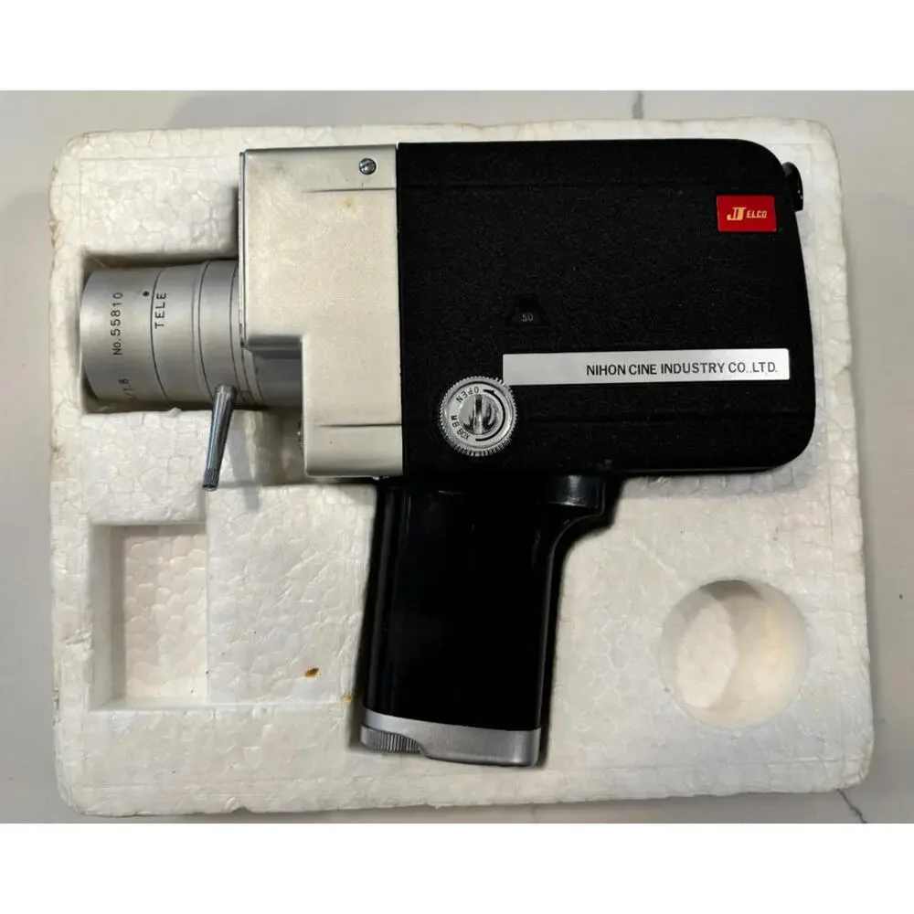 Jelco Nihon Cine Industry 708 Super Movie Camera Japan Collectable VINTAGE!!!